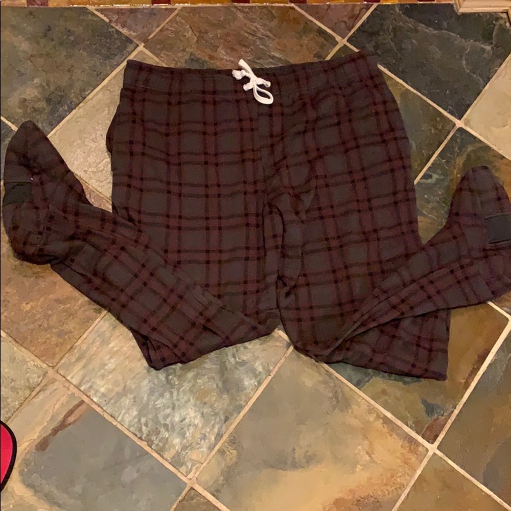 Adult Footie pajama pants